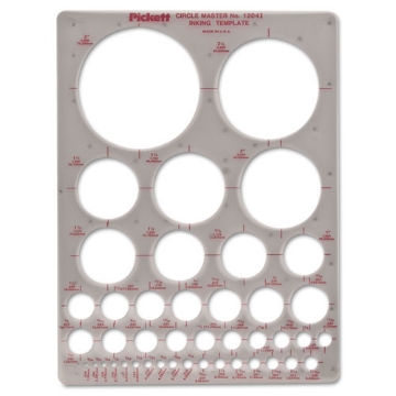 Picture of Templates, Circles, 7 X 10, Smoke