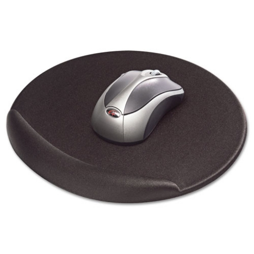 Picture of Viscoflex Oval Mouse Pad, 8" dia., Black