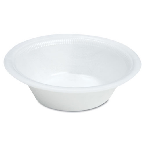 Picture of Quiet Classic Laminated Foam Dinnerware, Bowl, 12 Oz, White, 125/pack