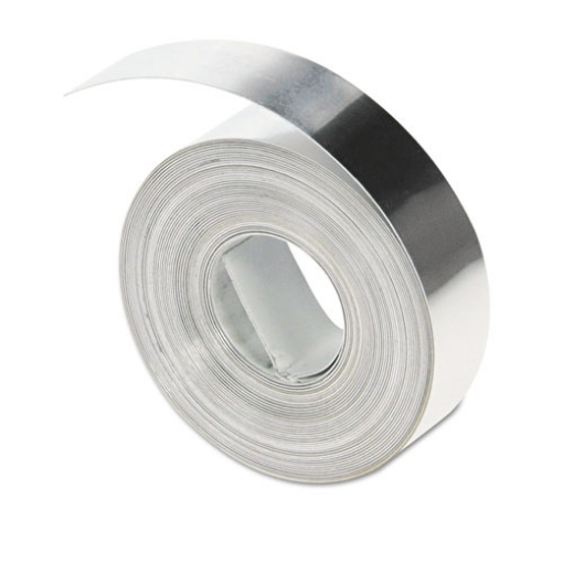 Picture of Rhino Metal Label Non-Adhesive Tape, 0.5" X 16 Ft, Aluminum