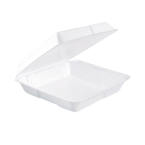 Picture of Foam Hinged Lid Containers, 9.25 X 9.5 X 3, 200/carton