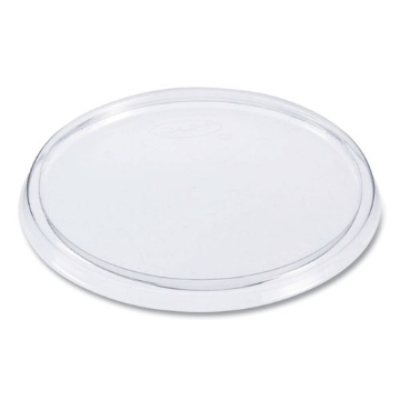 Picture of Non-Vented Cup Lids. Fits 10 Oz To 14 Oz Foam Cups, 6 Oz To 8 Oz Food Containers, 6 Oz Bowls; Clear, 1,000/carton