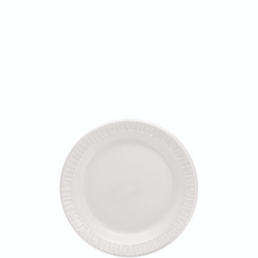 Picture of Mediumweight Foam Dinnerware, Plates, 6" Dia, White, 125/pack