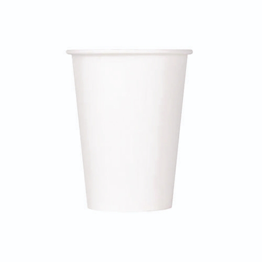 Picture of Double Poly Paper Cold Cups, 12 oz, White, 1,000/Carton