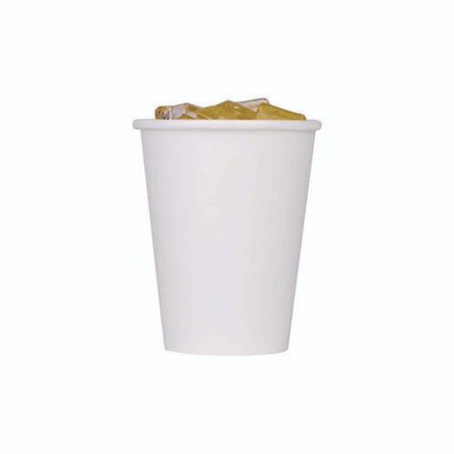 Picture of Double Poly Paper Cold Cups, 9 oz, White, 1,000/Carton