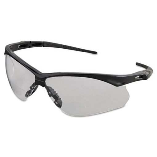 Picture of V60 Nemesis Rx Reader Safety Glasses, Black Frame, Clear Lens, +2.5 Diopter Strength