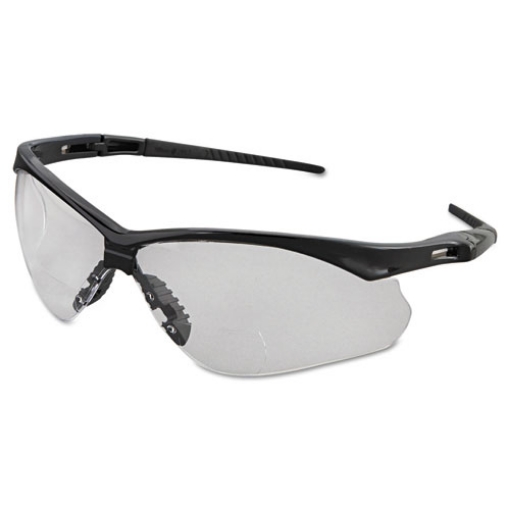 Picture of V60 Nemesis Rx Reader Safety Glasses, Black Frame, Clear Lens, +2.0 Diopter Strength