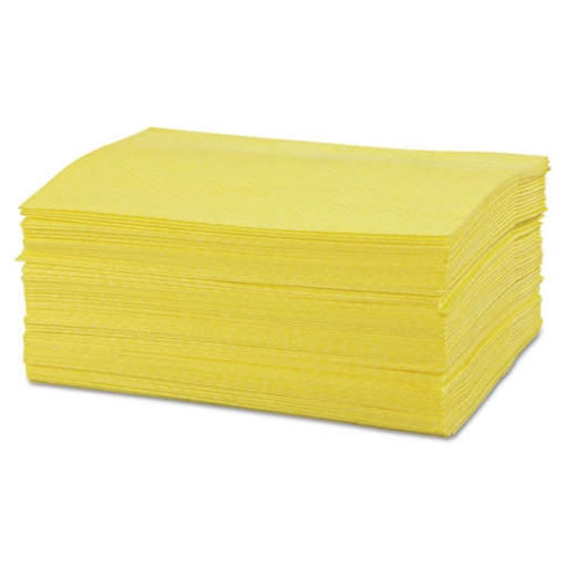 Picture of Masslinn Dust Cloths, 1-Ply, 16 x 24, Unscented, Yellow, 50/Pack, 8 Packs/Carton