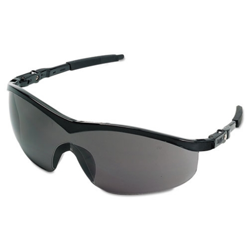 Picture of Storm Safety Glasses, Black Frame, Gray Lens, Nylon/polycarbonate