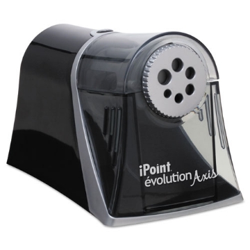 Picture of Ipoint Evolution Axis Pencil Sharpener, Ac-Powered, 5 X 7.5 X 7.25, Black/silver