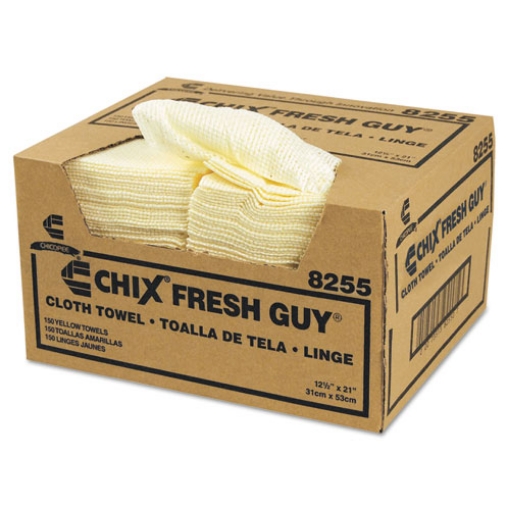 Picture of Fresh Guy Towels, 13.5 x 13.5, Yellow, 150/Carton