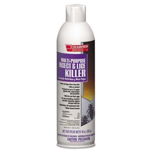 Picture of Champion Sprayon Multipurpose Insect and Lice Killer, 10 oz Aerosol Spray, 12/Carton