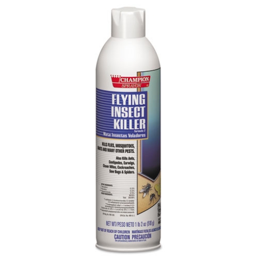 Picture of Champion Sprayon Flying Insect Killer, 18 oz Aerosol Spray, 12/Carton