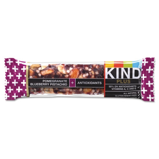 Picture of Plus Nutrition Boost Bar, Pom. Blueberry Pistachio/antioxidants, 1.4 Oz, 12/box