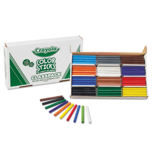 Picture of Color Sticks Classpack Set, 9.7 mm, Assorted Lead and Barrel Colors, 120/Pack