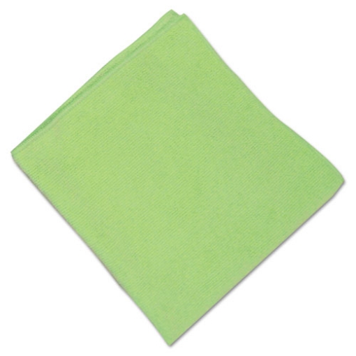 Picture of Microfiber Cleaning Cloths, 16 x 16, Green, 12/Carton