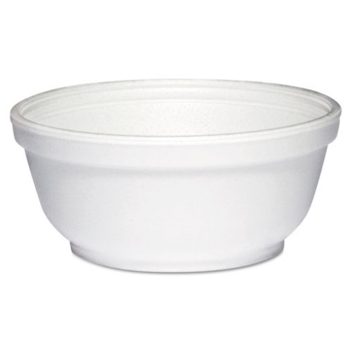 Picture of Foam Bowls, 8 Oz, White, 50/pack, 20 Packs/carton