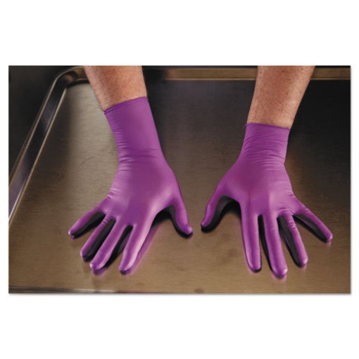 Picture of PURPLE NITRILE Exam Gloves, 310 mm Length, Medium, Purple, 500/Carton