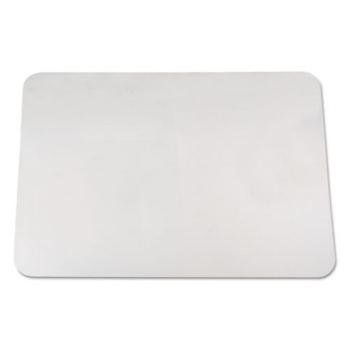 Picture of KrystalView Desk Pad with Antimicrobial Protection, Glossy Finish, 22 x 17, Clear