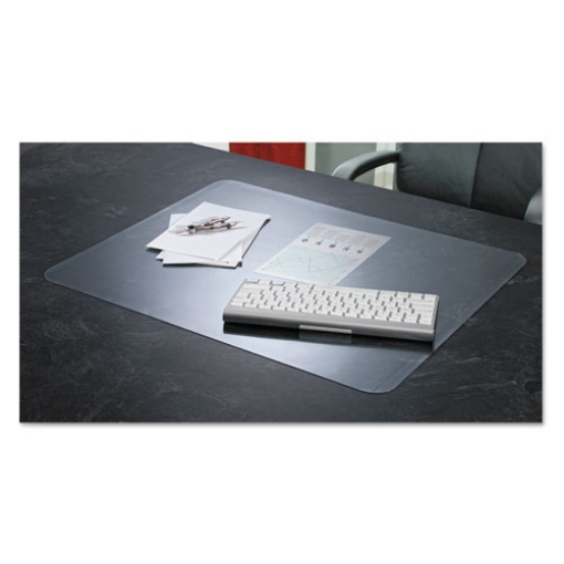 Picture of KrystalView Desk Pad with Antimicrobial Protection, Matte Finish, 22 x 17,  Clear