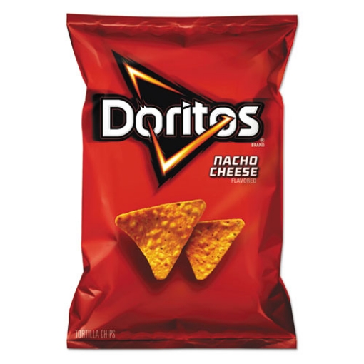 Picture of Nacho Cheese Tortilla Chips, 2.88 Oz Bag, 24/carton