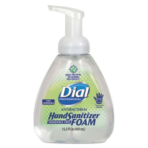 Picture of Antibacterial Foam Hand Sanitizer, 15.2 Oz Pump Bottle, Fragrance-Free