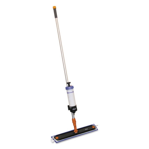 Picture of Pace 60 High Impact Cleaning Tool, 24" Wide Microfiber Head, 60" Silver/black/red Aluminum/plastic Handle