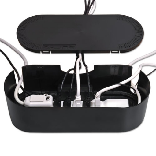 Picture of Large Cable Tidy Units, 16.5" X 6.5" X 5.25", Black