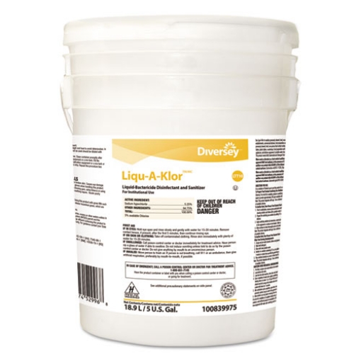 Picture of Liqu-A-Klor Disinfectant/sanitizer, 5 Gal Pail