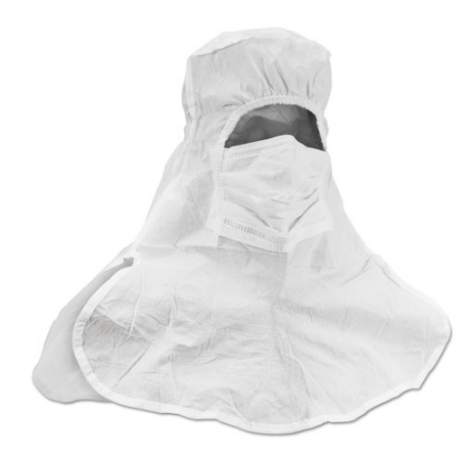 Picture of A5 Sterile Integrated Hood and Mask with CLEAN-DON* Technology, One Size Fits All, White, 75/Carton