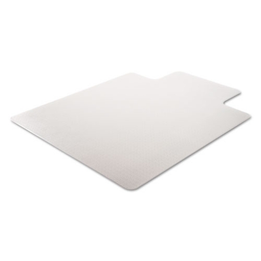 Picture of Supermat Frequent Use Chair Mat For Medium Pile Carpet, 45 X 53, Wide Lipped, Clear