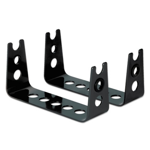 Picture of Metal Art Monitor Stand Risers, 4.75 X 8.75 X 2.5, Black