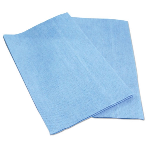 Picture of Foodservice Wipers, 13 x 21, Blue, 150/Carton