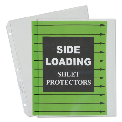 Picture of Side Loading Polypropylene Sheet Protectors, Clear, 2", 11 x 8.5, 50/Box