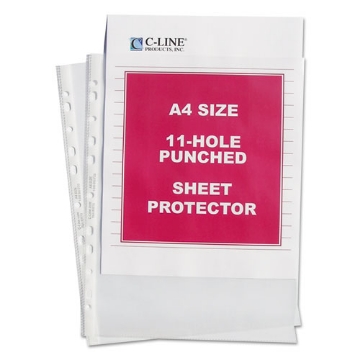 Picture of Standard Weight Poly Sheet Protectors, Clear, 2", 11.75 x 8.25, 50/Box