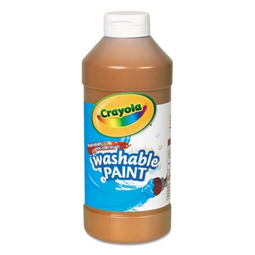 Picture of Washable Paint, Orange, 16 Oz Bottle