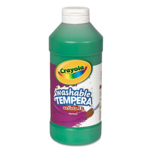 Picture of Artista Ii Washable Tempera Paint, Green, 16 Oz Bottle