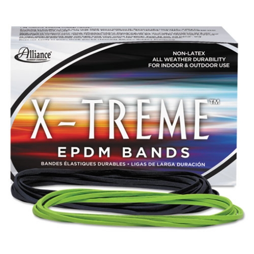 Picture of X-Treme Rubber Bands, Size 117b, 0.08" Gauge, Lime Green, 1 Lb Box, 200/box