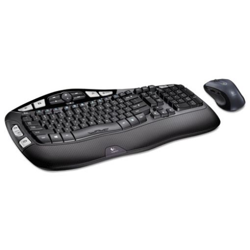 Picture of Mk550 Wireless Wave Keyboard + Mouse Combo, 2.4 Ghz Frequency/30 Ft Wireless Range, Black