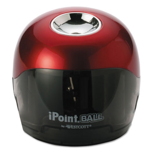 Picture of Ipoint Ball Battery Sharpener, Battery-Powered, 3 X 3.25, Red/black