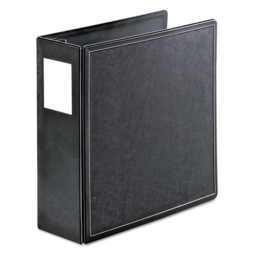 Picture of Superlife Easy Open Locking Slant-D Ring Binder, 3 Rings, 4" Capacity, 11 X 8.5, Black