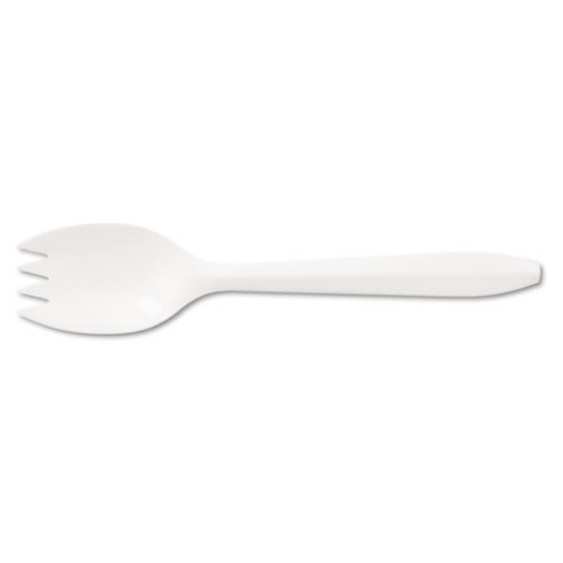 Picture of Mediumweight Polypropylene Cutlery, Spork, White, 1000/carton