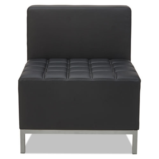Picture of Alera Qub Series Armless L Sectional, 26.38w X 26.38d X 30.5h, Black
