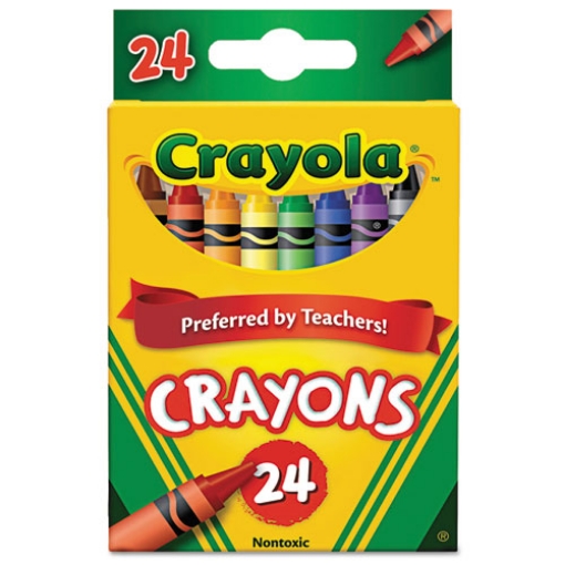 Picture of Classic Color Crayons, Peggable Retail Pack, 24 Colors/pack