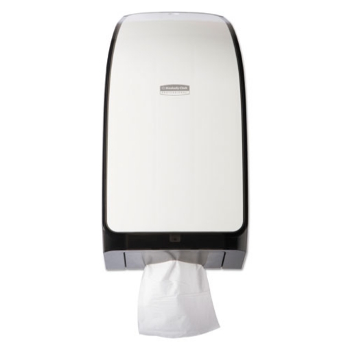 Picture of Hygienic Bathroom Tissue Dispenser, 7.38 x 6.38 x 13.75, White