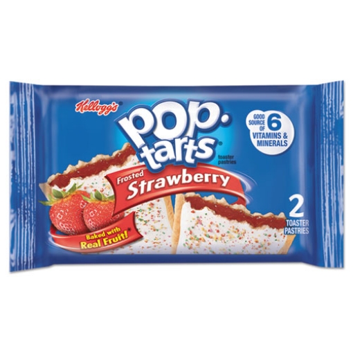 Picture of Pop Tarts, Frosted Strawberry, 3.67 Oz, 2/pack, 6 Packs/box