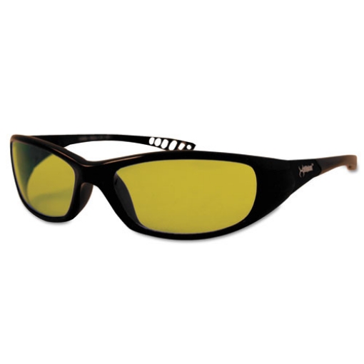 Picture of V40 Hellraiser Safety Glasses, Black Frame, Amber Lens