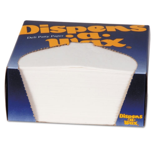 Picture of Dispens-A-Wax Waxed Deli Patty Paper, 4.75 X 5, White, 1,000/box