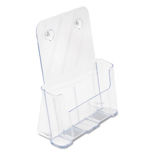 Picture of Docuholder For Countertop/wall-Mount, Magazine, 9.25w X 3.75d X 10.75h, Clear