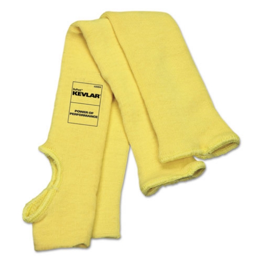 Picture of Economy Series Dupont Kevlar Fiber Sleeves, One Size Fits All, Yellow, 1 Pair